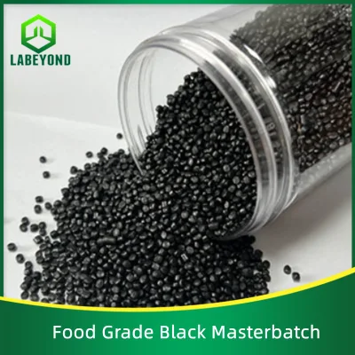 Kunststoffpellets in Lebensmittelqualität PE/PP/EVA/ABS/Pet Carbon Black Masterbatch für die Folienblasinjektion und -extrusion