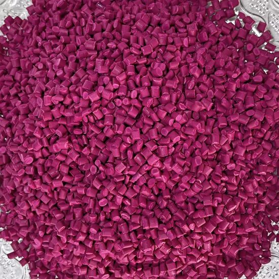 Gute Kompatibilität Rot/Blau/Grün/Gelb/Lila Masterbatch-Herstellung
